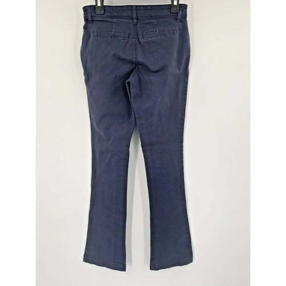 Old Navy Navy Blue Twill Boot Cut Adjustable Waist Girl's Pants Size 14 Slim‎